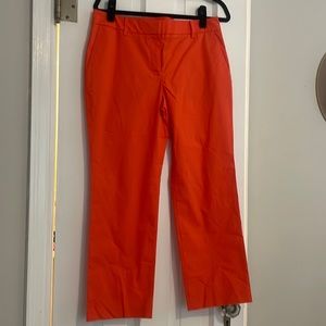 Orange Ann Taylor Factory Ankle Pants